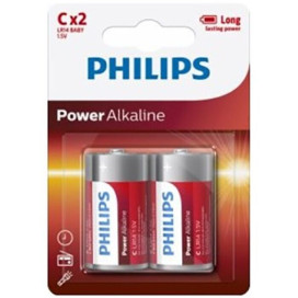 PILES PHILIPS POWER PILA C LR14 PACK 2