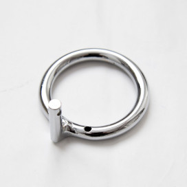 OHMAMA FETISH METAL CHASTITY VERROUILLABLE COCK CAGE TAILLE S