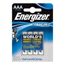 ENERGIZER ULTIMATE LITHIUM AAA L92 LR03 1,5V *4