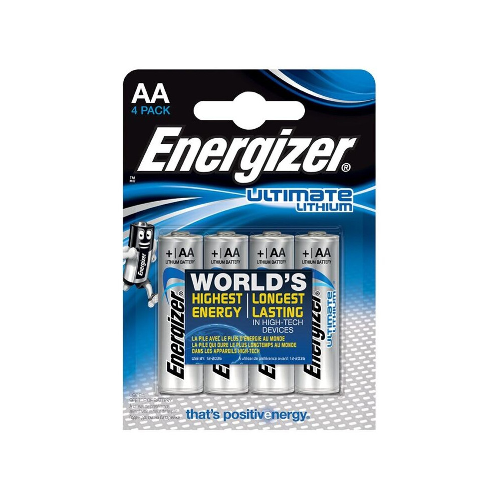 ENERGIZER ULTIMATE LITHIUM AA L91 LR6 1,5V *4