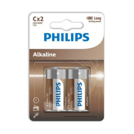 PILES ALCALINES PHILIPS C LR14 BLISTER*2