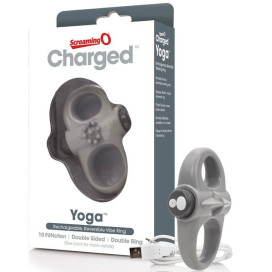 ANNEAU SCREAMING O RECHARGEABLE ET VIBRANT YOGA GRIS