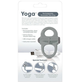 ANNEAU SCREAMING O RECHARGEABLE ET VIBRANT YOGA GRIS