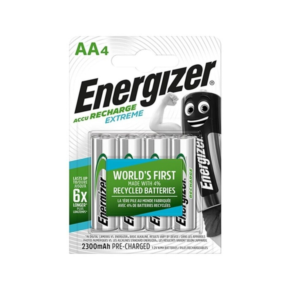 ENERGIZER EXTREME RECHARGEABLE BATTERY HR6 AA 2300mAh 4 UNIT