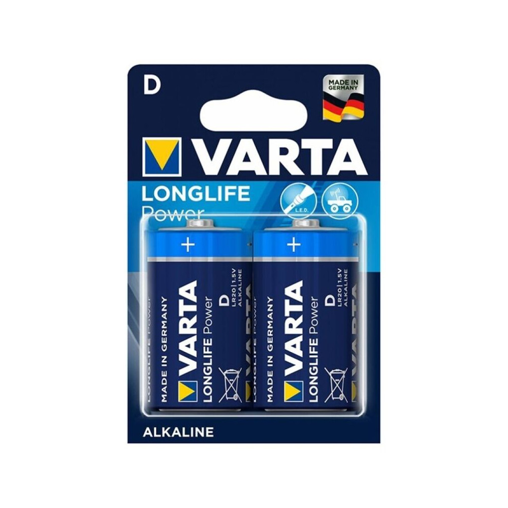 VARTA ALKALINE BATTERY D LR20 2 UNIT