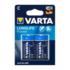 VARTA LONGLIFE POWER ALKALINE BATTERY C LR14 2 UNIT