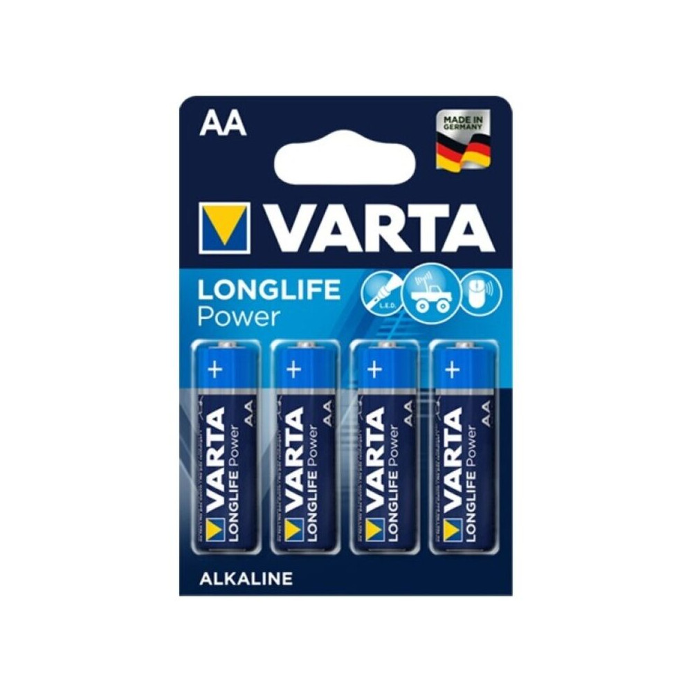 VARTA ALKALINE BATTERY AA LR6 4 UNIT