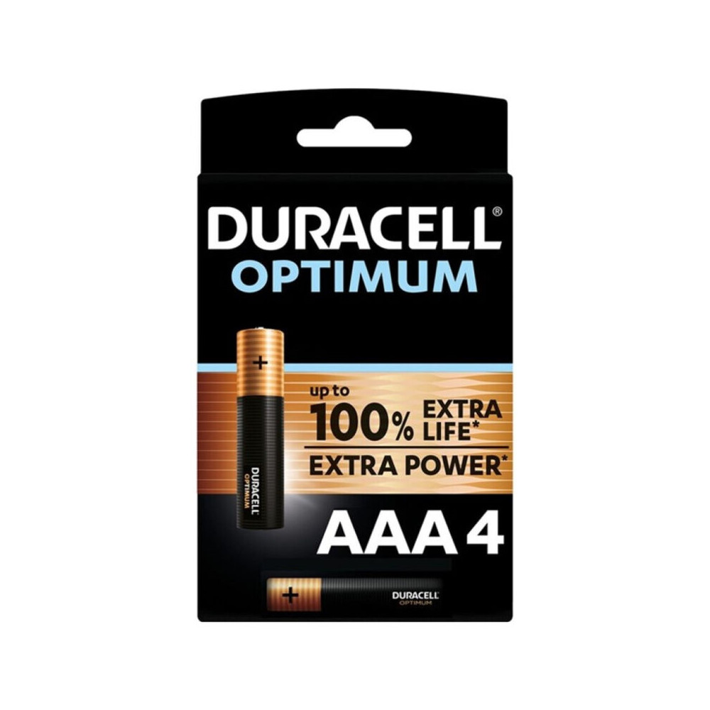 DURACELL OPTIMUM 200 ALKALINE AAA LR03 4 UNIT