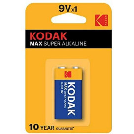 KODAK MAX ALKALINE BATTERY 9V LR61