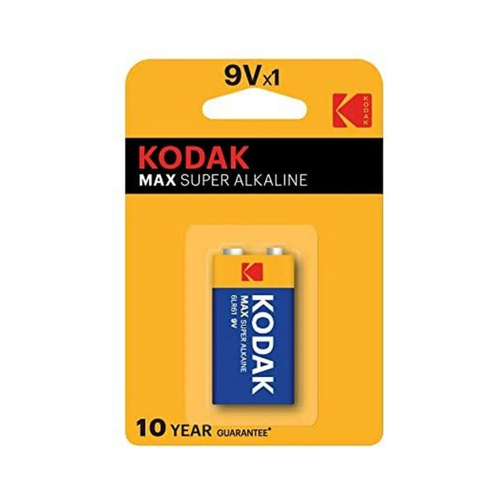 KODAK MAX ALKALINE BATTERY 9V LR61