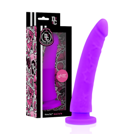 DELTA CLUB TOYS HARNAIS + DONG SILICONE VIOLET 17 X 3CM