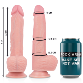 HARNAIS ROCKARMY + SILICONE LIQUIDE PREMIUM SPITFIRE REALISTIC 21CM