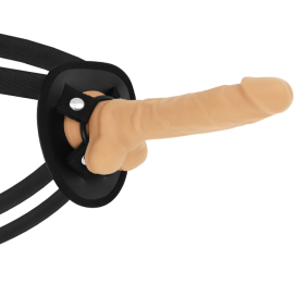 HARNAIS COCK MILLER + SILICONE DENSITÉ COCKSIL ARTICULABLE 19.5 CM