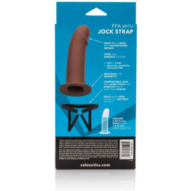 CALEX PPA AVEC JOCK STRAP MARRON