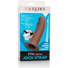 CALEX PPA AVEC JOCK STRAP MARRON