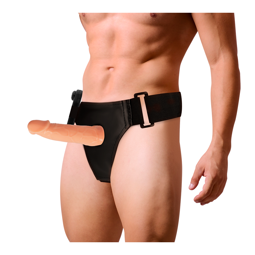 HARNESS ATTRACTION ÁRNES HUECO WILLIAN CON VIBRADOR 7 X 4.5CM