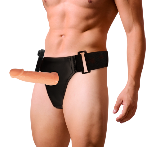 HARNESS ATTRACTION ÁRNES HUECO WILLIAN CON VIBRADOR 7 X 4.5CM