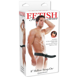 FETISH FANTASY 19 CM CREUX STRAP-ON NOIR