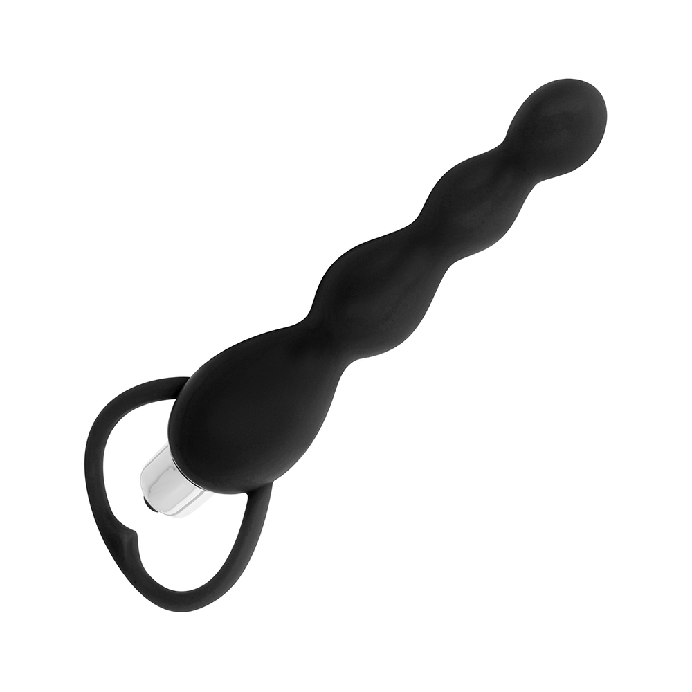 OHMAMA VIBRATING BUTT PLUG - BLACK