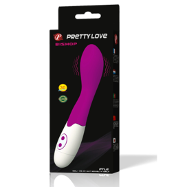 PRETTY LOVE BISHOP VIBRATOR PURPLE