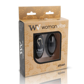 WOMANVIBE ALSAN EG REMOTE CONTROL BLACK SILICONE BLACK