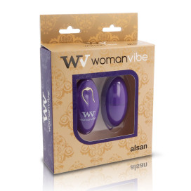 WOMANVIBE ALSAN EG REMOTE CONTROL BLACK SILICONE PURPLE