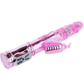 VIBRATEUR RECHARGEABLE MULTIFONCTION AVEC PAPILLON LAMINANT STIMULANT LE CLIT