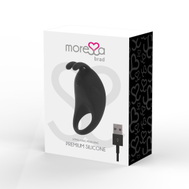 MORESSA BRAD PREMIUM SILICONE RECHARGEABLE BLACK