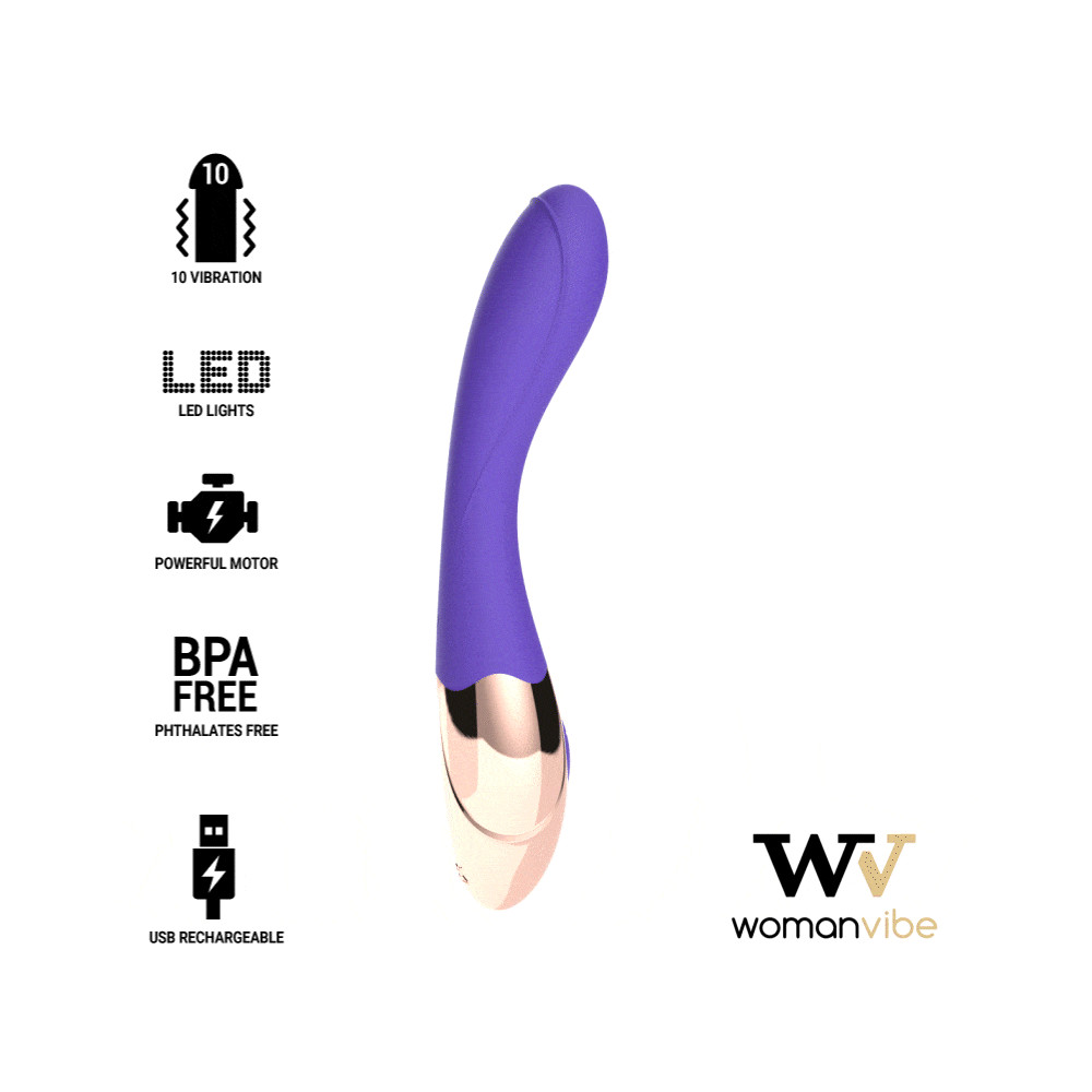 WOMANVIBE SUNNY SILICONE RECHARGEABLE VIBRATOR