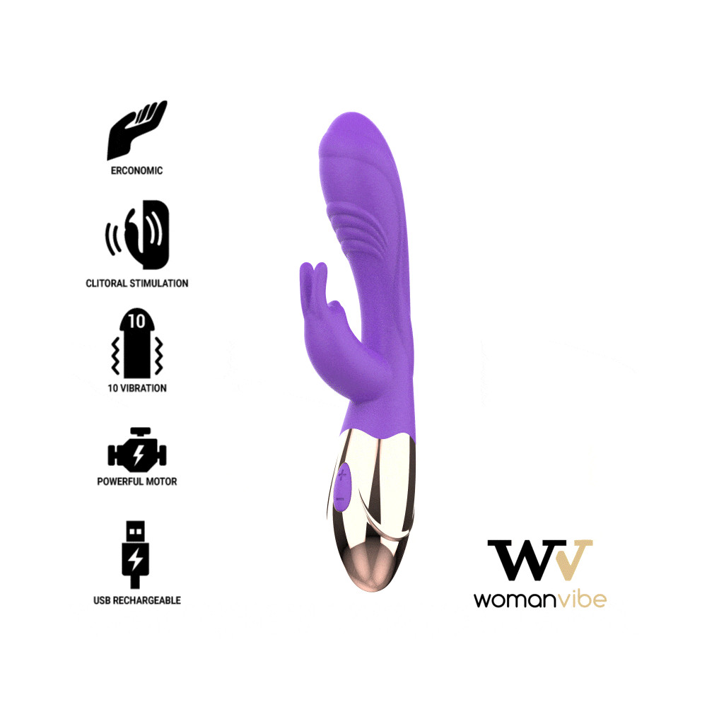 WOMANVIBE VIORA SILICONE RECHARGEABLE VIBRATOR