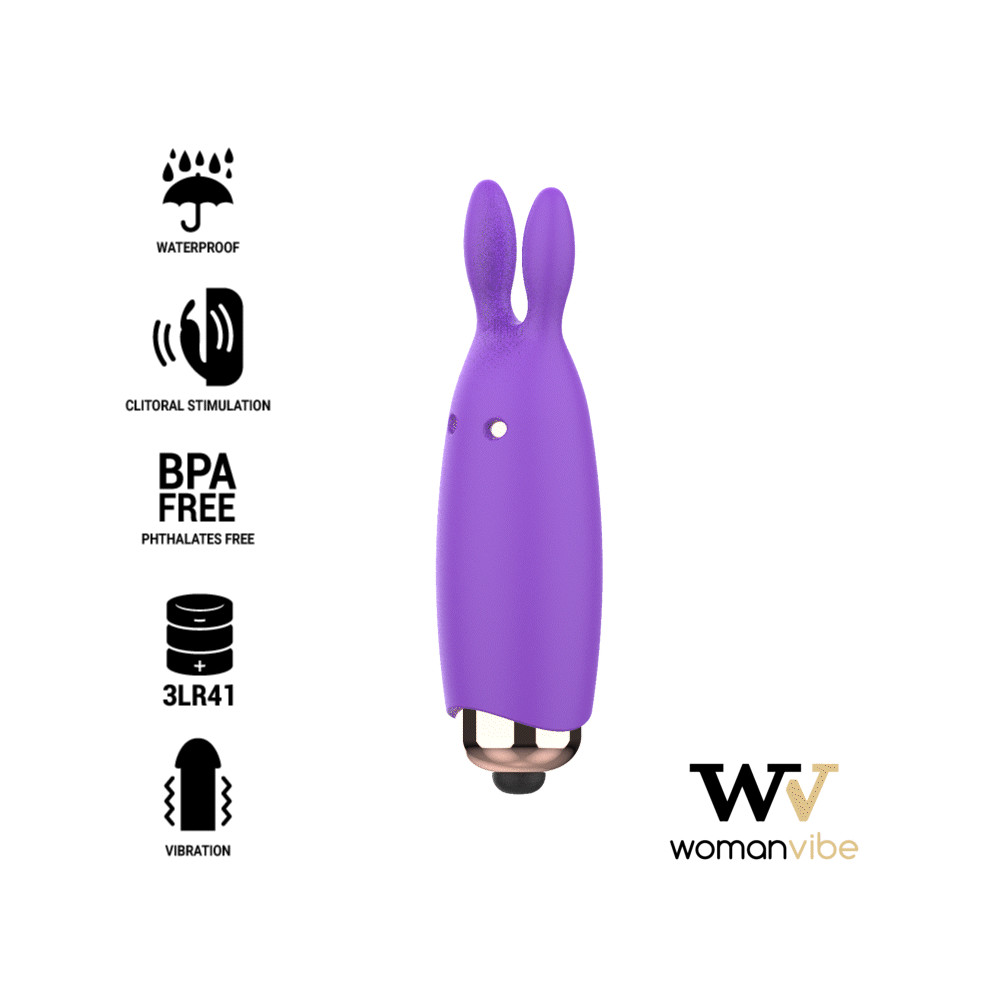 WOMANVIBE BUGSY SILICONE RABBIT STIMULATOR