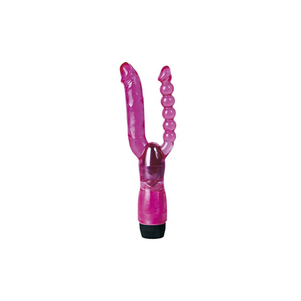 VIBRATEUR DOUBLE PÉNÉTRATION XCEL VIOLET