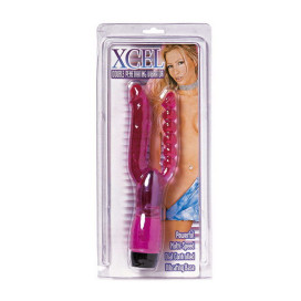 VIBRATEUR DOUBLE PÉNÉTRATION XCEL VIOLET