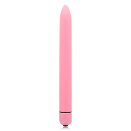 GLOSSY SLIM VIBRATOR PINK