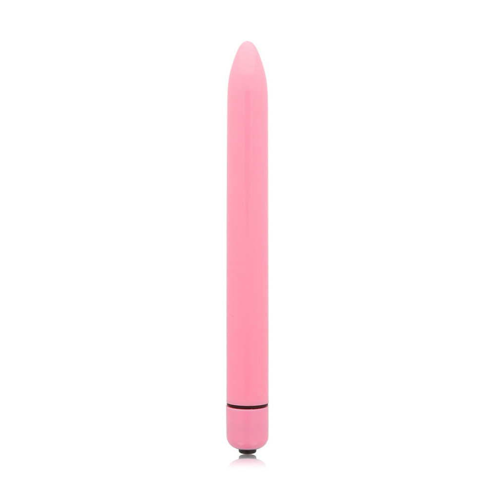 GLOSSY SLIM VIBRATOR PINK