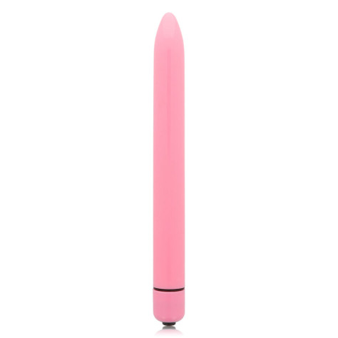 GLOSSY SLIM VIBRATOR PINK