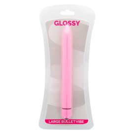 GLOSSY SLIM VIBRATOR PINK