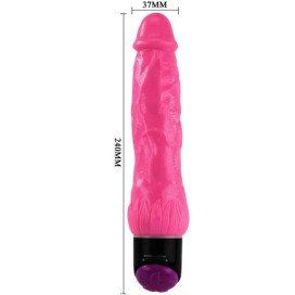 COLORFUL SEX VIBRATEUR RÉALISTE ROSE 24 CM