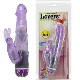 BAILE VIBRATORS MULTISPEED RABBIT VIBRATOR PURPLE