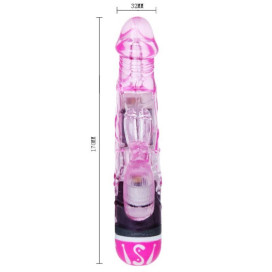 BAILE VIBRATORS MULTISPEED RABBIT VIBRATOR PURPLE