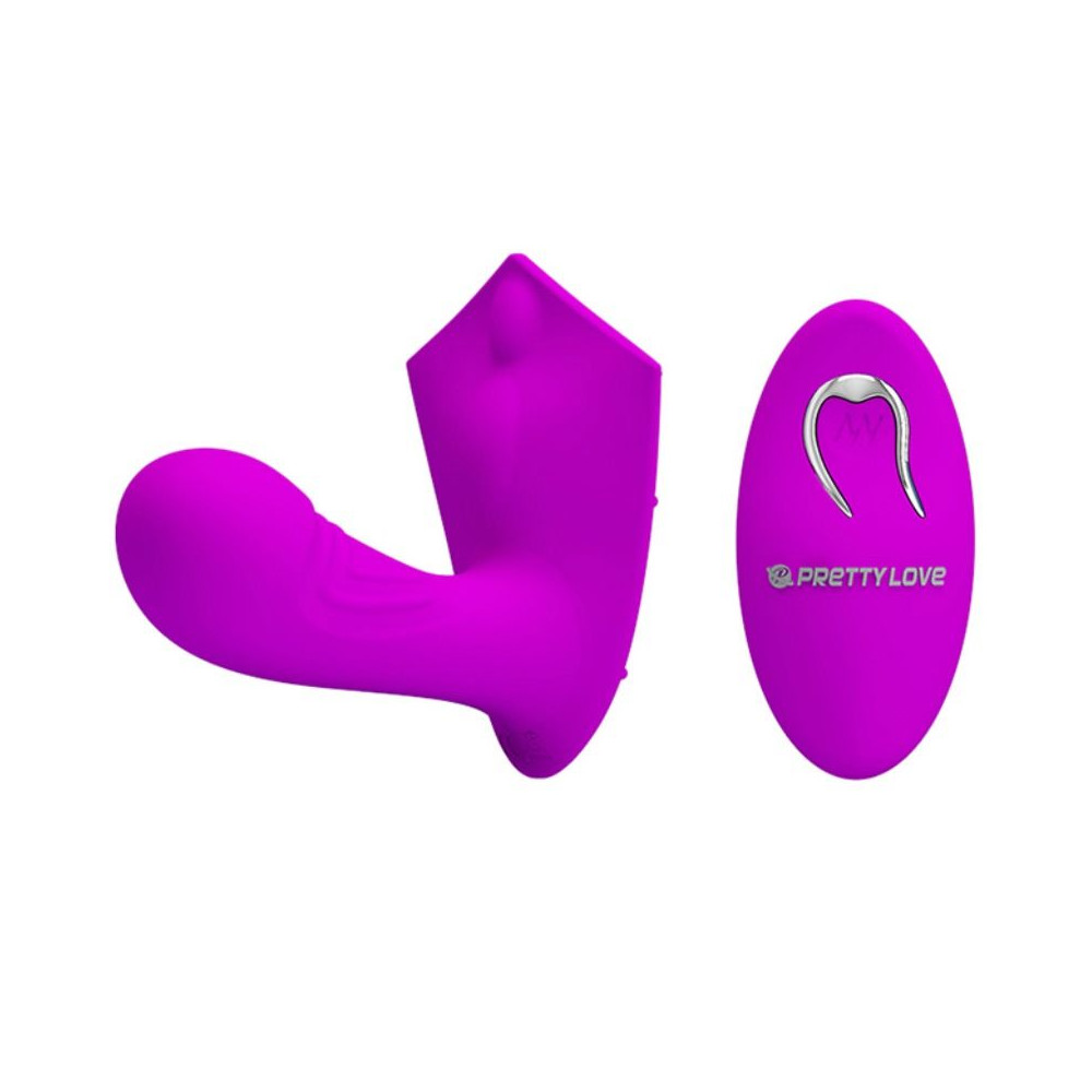 PRETTY LOVE WILLIE VIBRATING STIMULATOR WITH REMOTE CONTROL