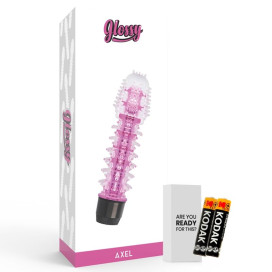 GLOSSY AXEL VIBRATOR PINK