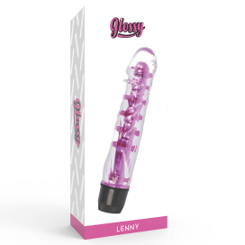 GLOSSY LENNY VIBRATOR PINK