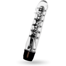 GLOSSY LENNY VIBRATOR BLACK