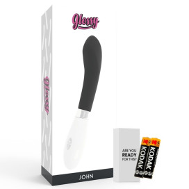 GLOSSY JOHN VIBRATOR BLACK