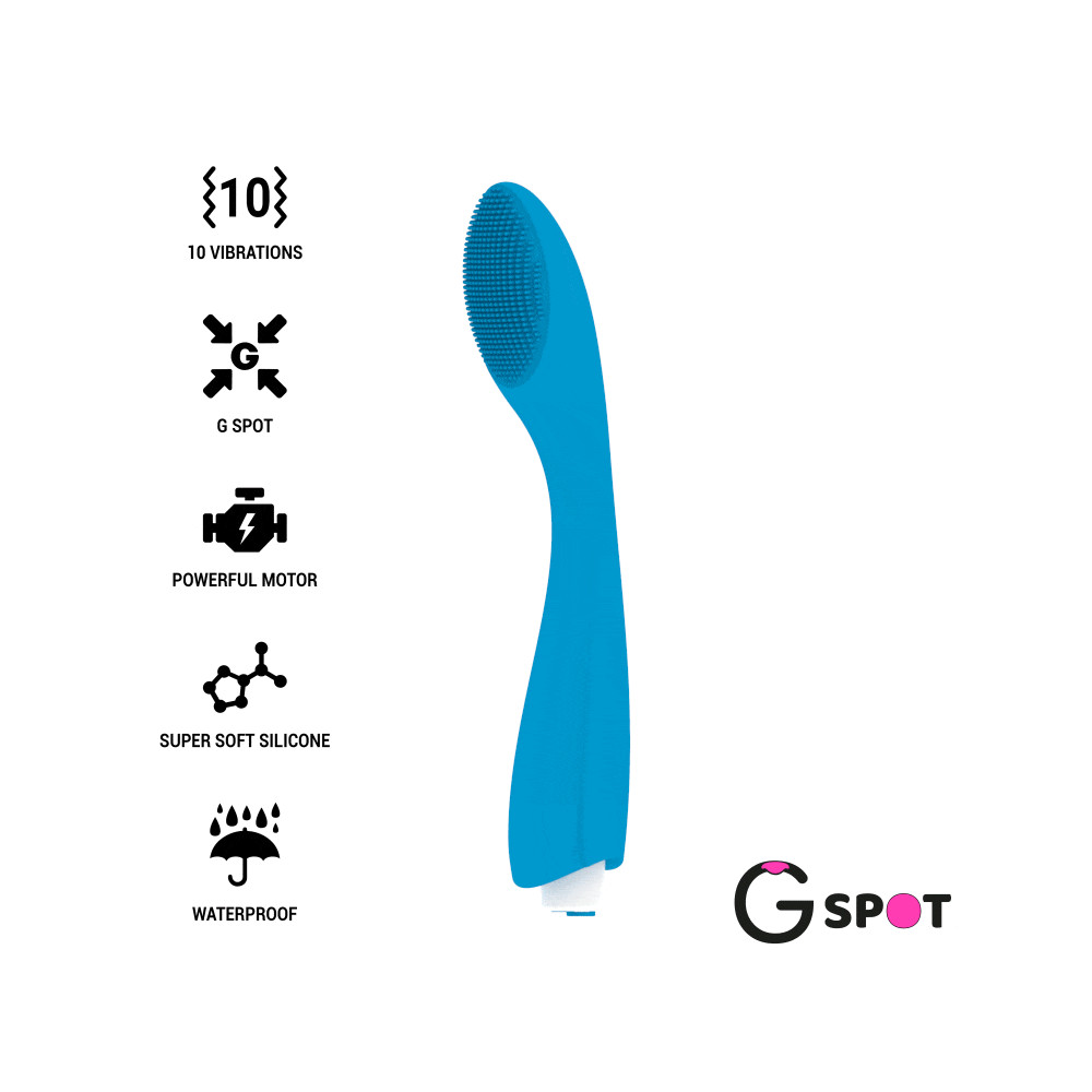 G-SPOT GYLBERT TURQUOISE BLUE G-SPOT VIBRATEUR