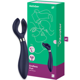 SATISFYER ENDLES FUN MULTI VIBRATOR 3 BLUE