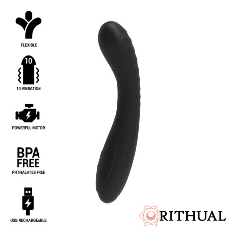 RITHUAL KRIYA G-SPOT STIMULATOR RECHARGEABLE BLACK