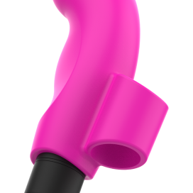 OHMAMA FINGER VIBRATOR PINK NEON  XMAS EDITION