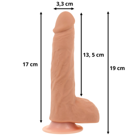 OHMAMA HAUT ET BAS RÉALISTE DILDO FONCTION CHAUFFAGE ET TÉLÉCOMMANDE